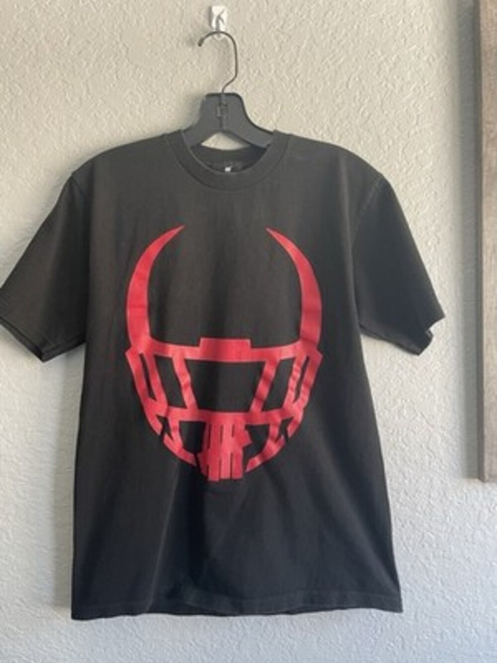 Undefeated Football T-Shirt Size Small Black Red Graphic Tee Streetwear